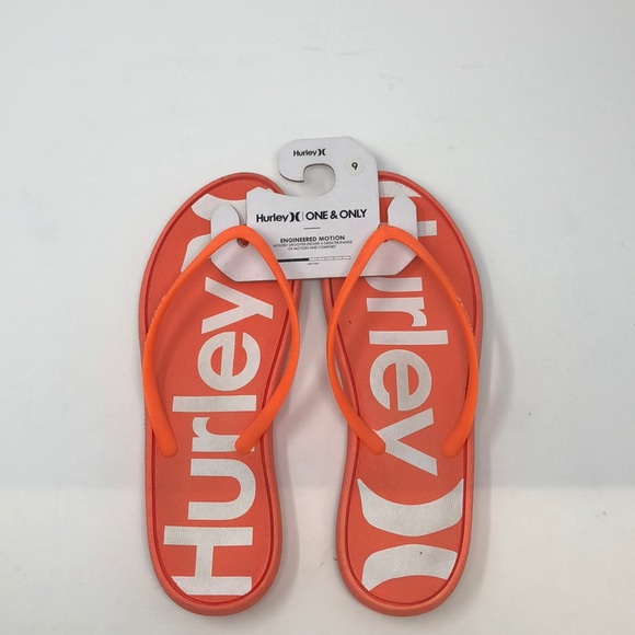 hurley flip flops womens